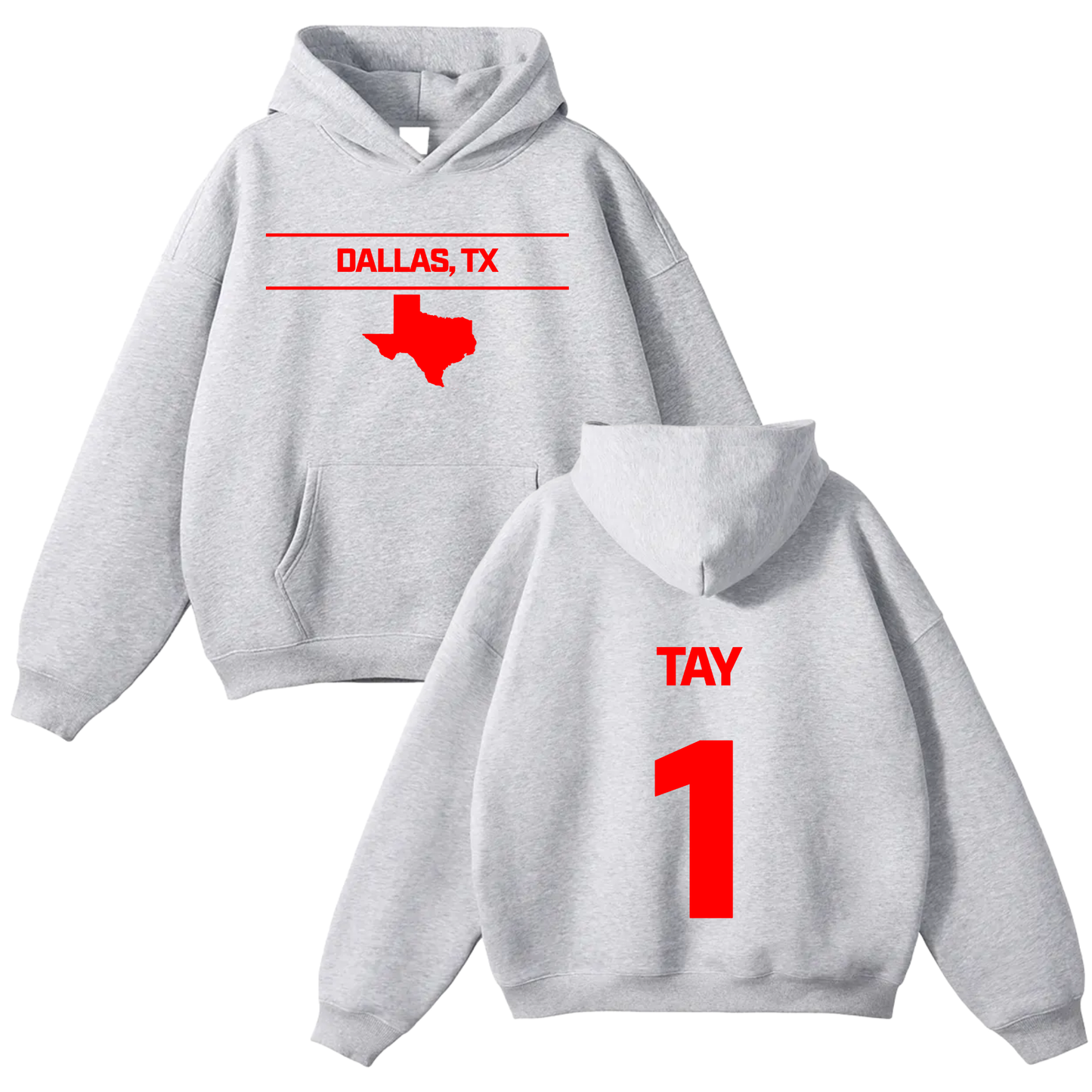 Tay Evans Oversize Fleeced Hoodie