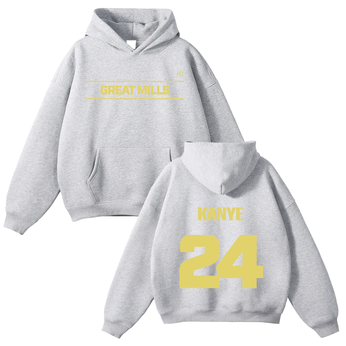 Kanye McMahon Oversize Fleeced Hoodie