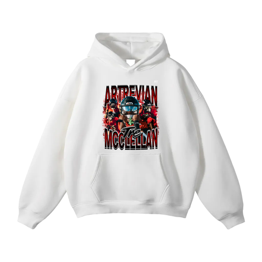 Artrevian Mcclellan Oversize Fleeced Hoodie