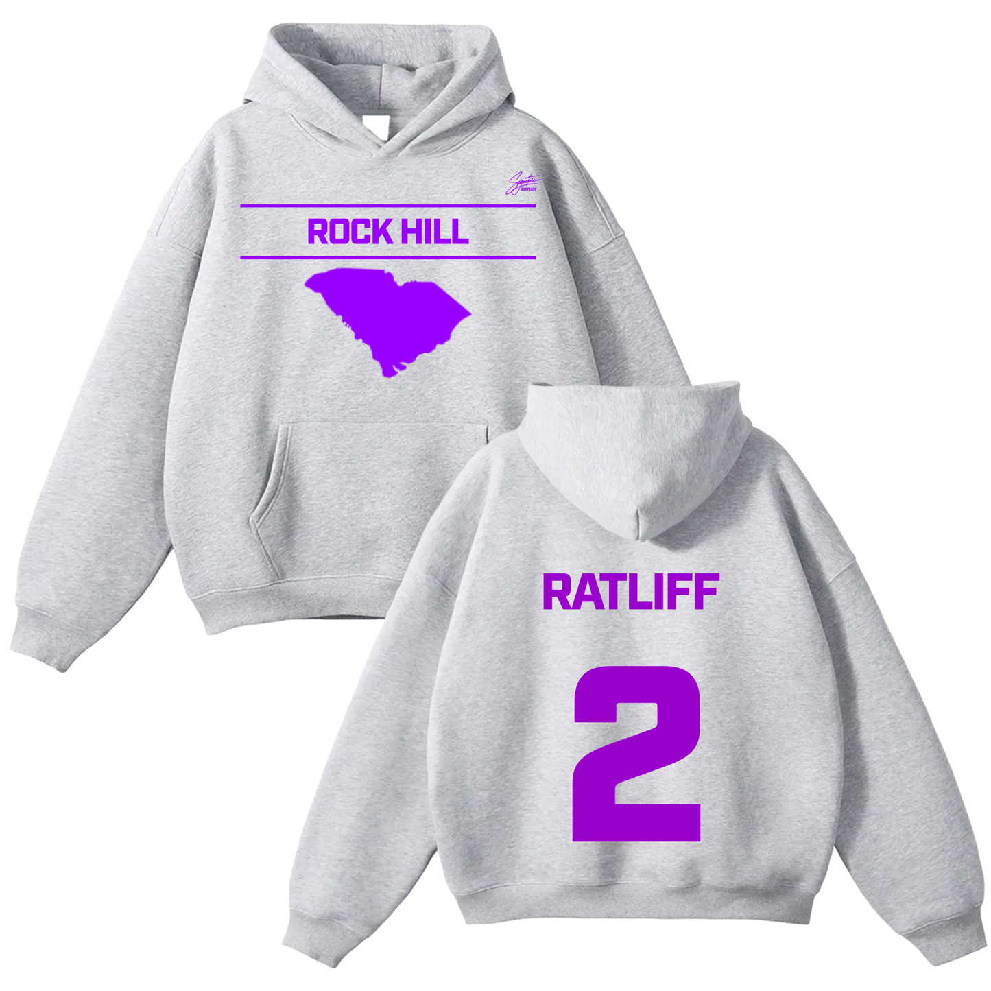 Zahyden Ratliff Oversize Fleeced Hoodie
