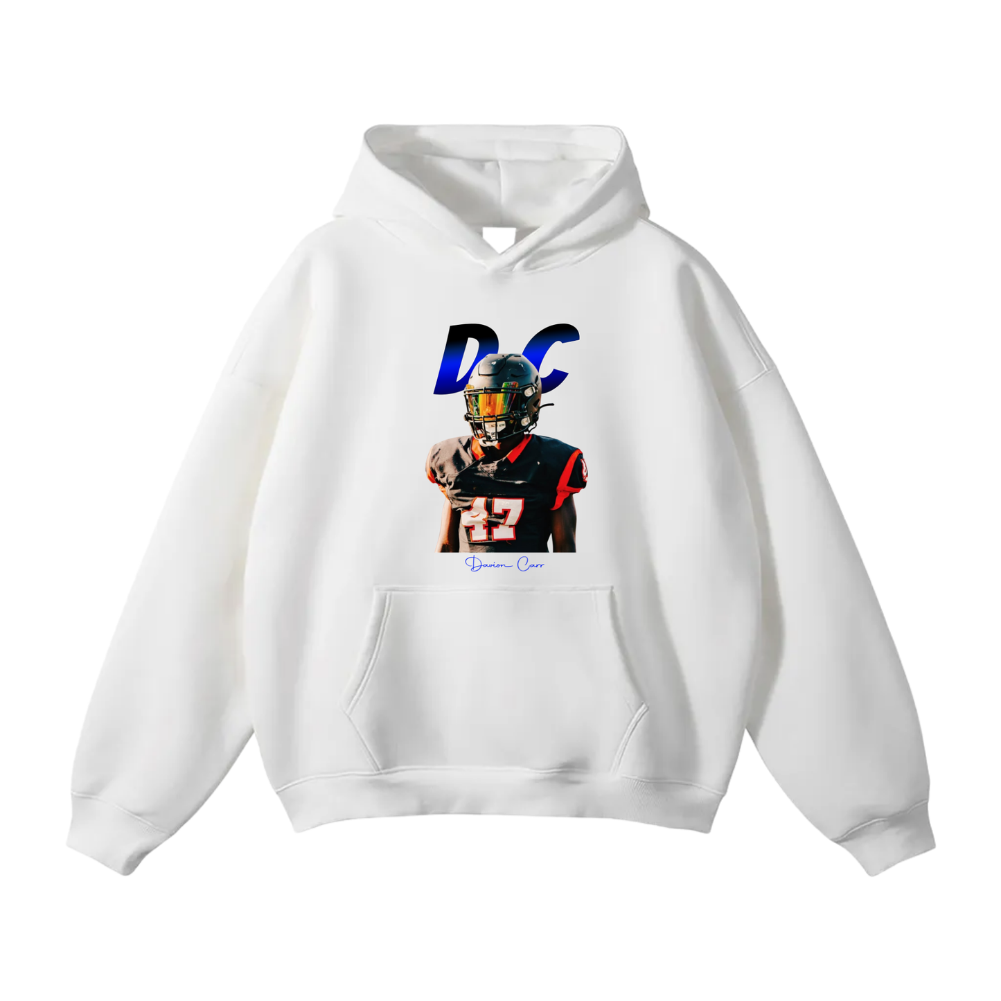 Davion Carr Oversize Fleeced Hoodie