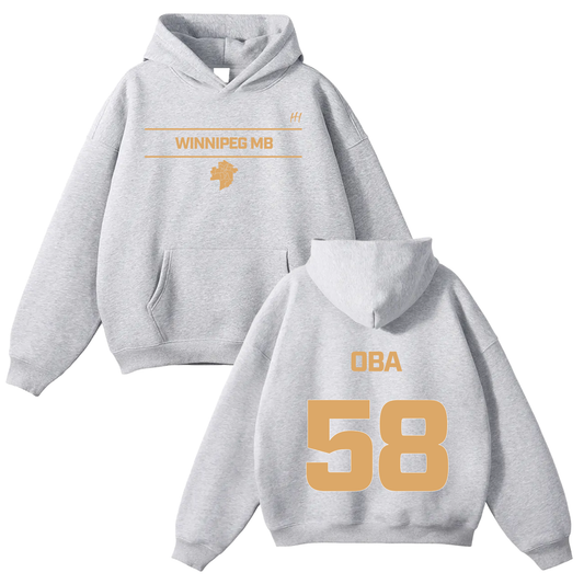 Oba Davies Oversize Fleeced Hoodie