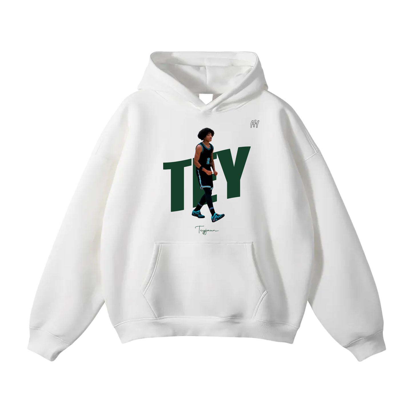 Teyjaun Oversize Fleeced Hoodie