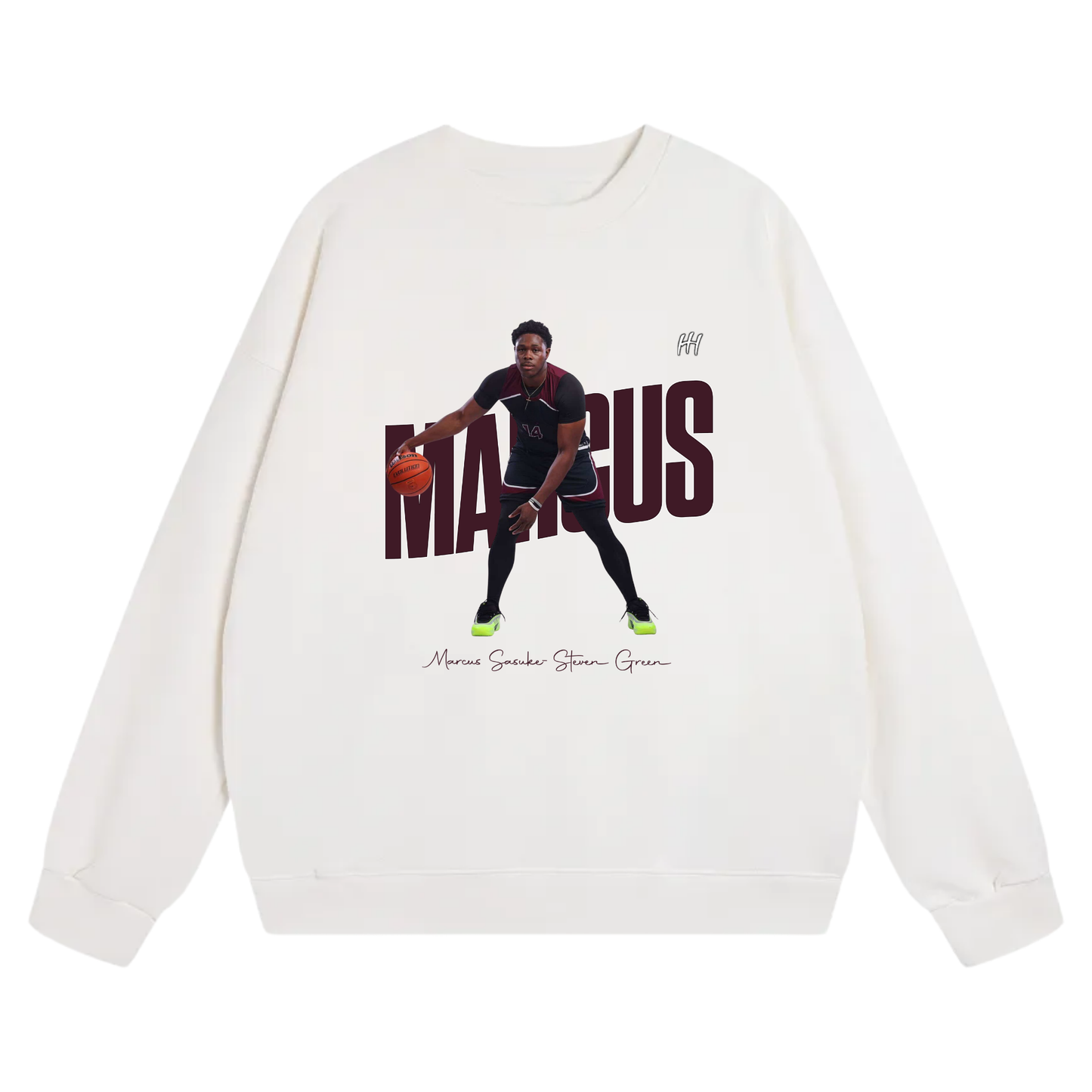 Marcus Sasuke-Steven Green Heavyweight Crewneck Sweatshirt