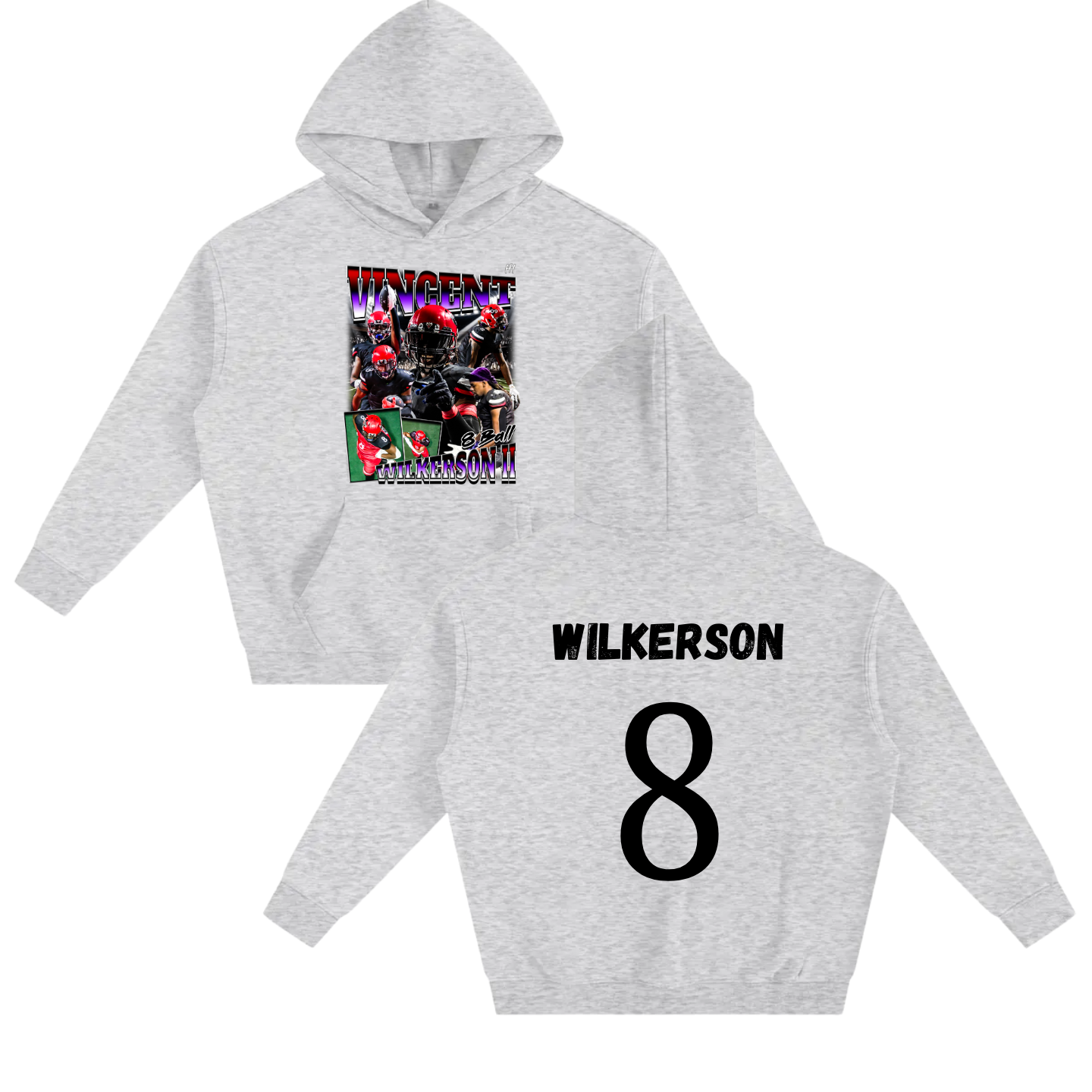 Vincent Wilkerson II Oversize Fleeced Hoodie