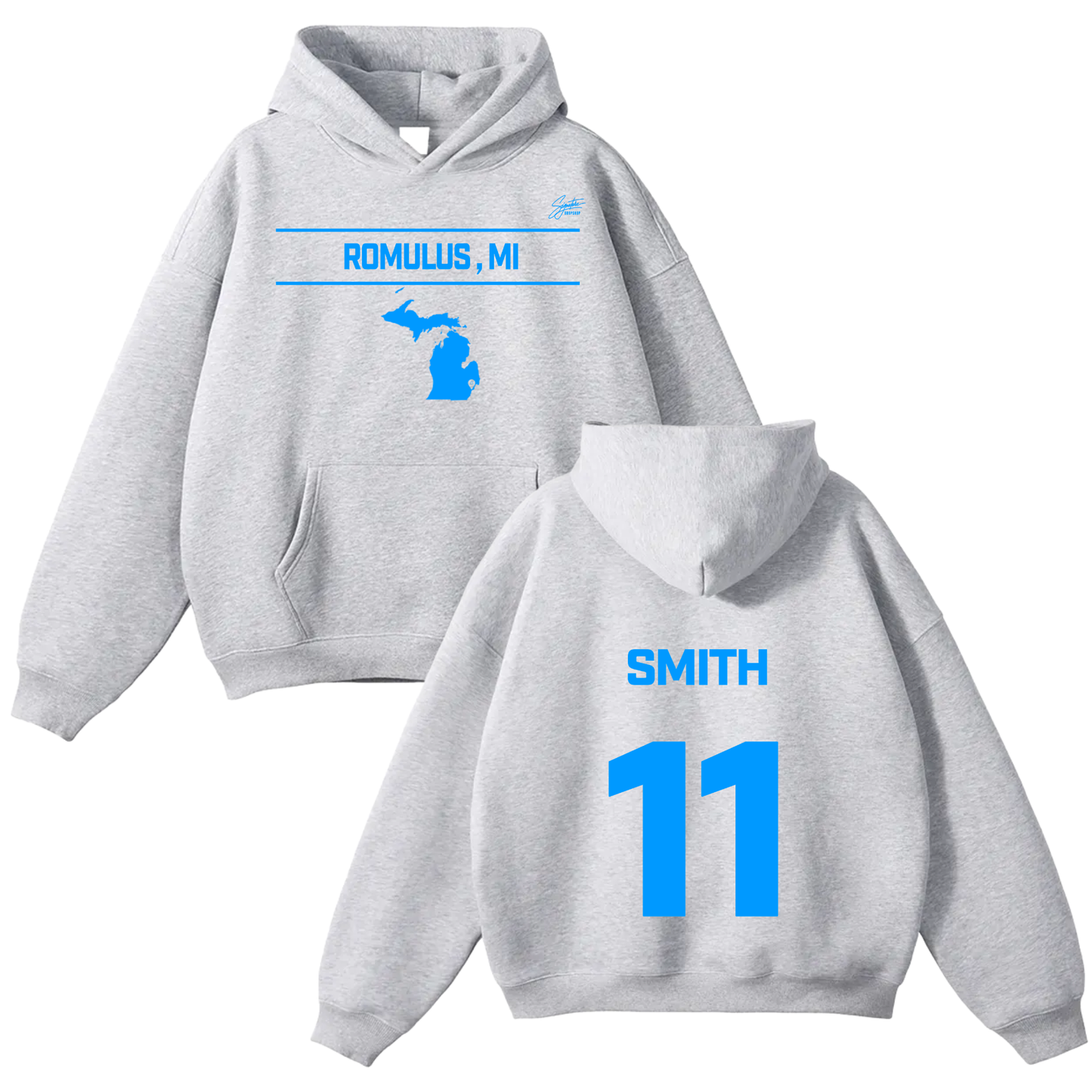 Antonio Smith Oversize Fleeced Hoodie