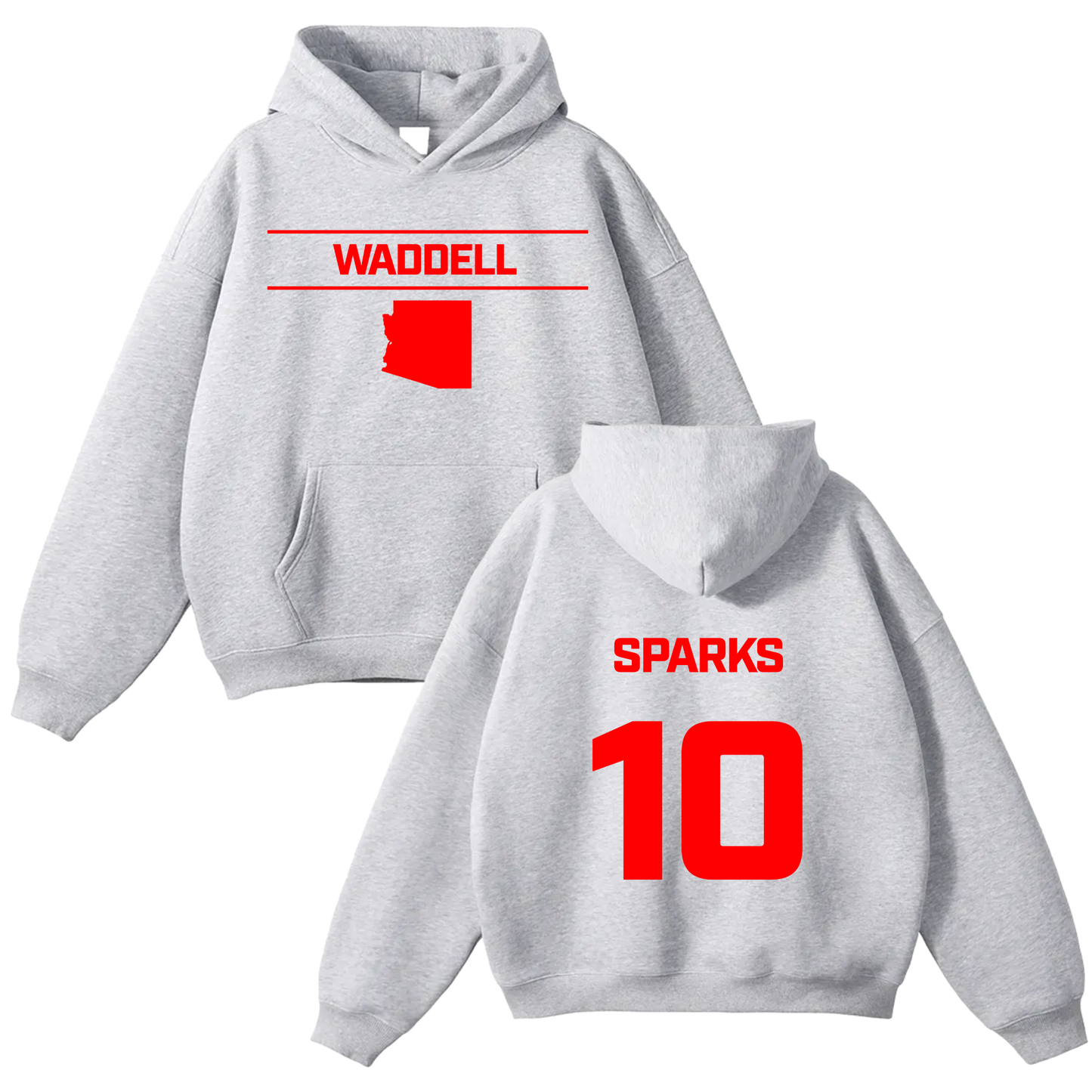 Kevian Sparks Oversize Fleeced Hoodie
