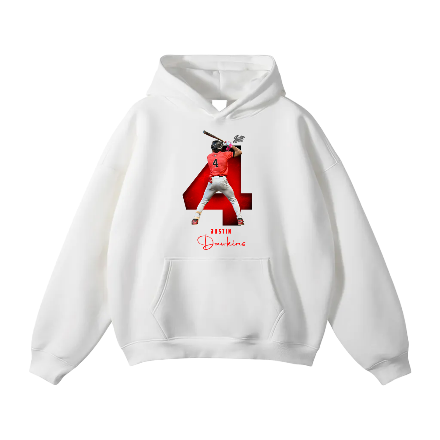 Justin Dawkins Oversize Fleeced Hoodie