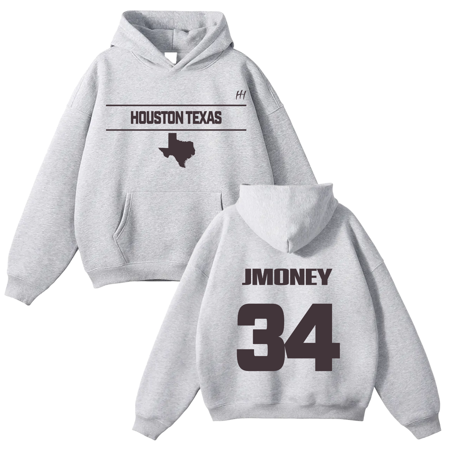 Jordan Burroughs Oversize Fleeced Hoodie