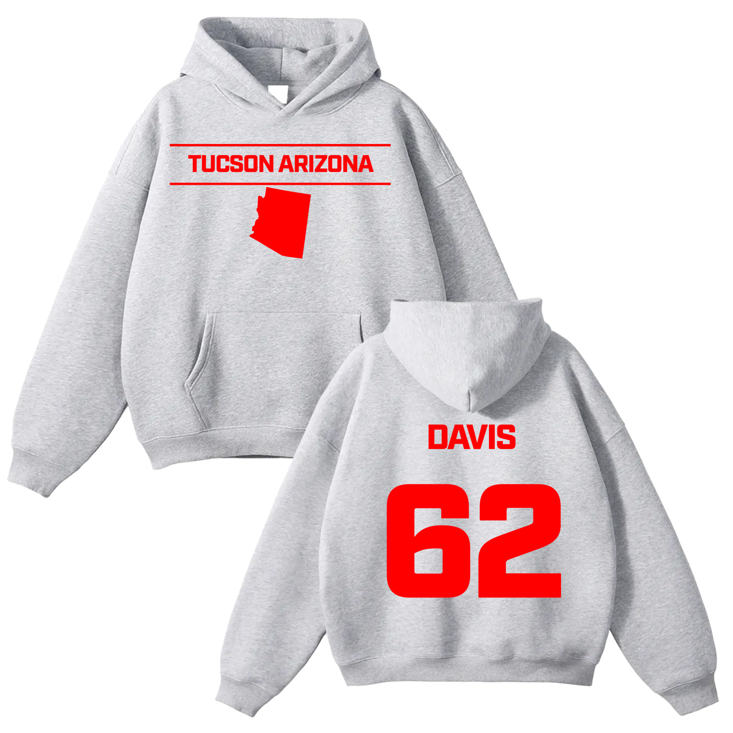 Turmaine Davis Oversize Fleeced Hoodie