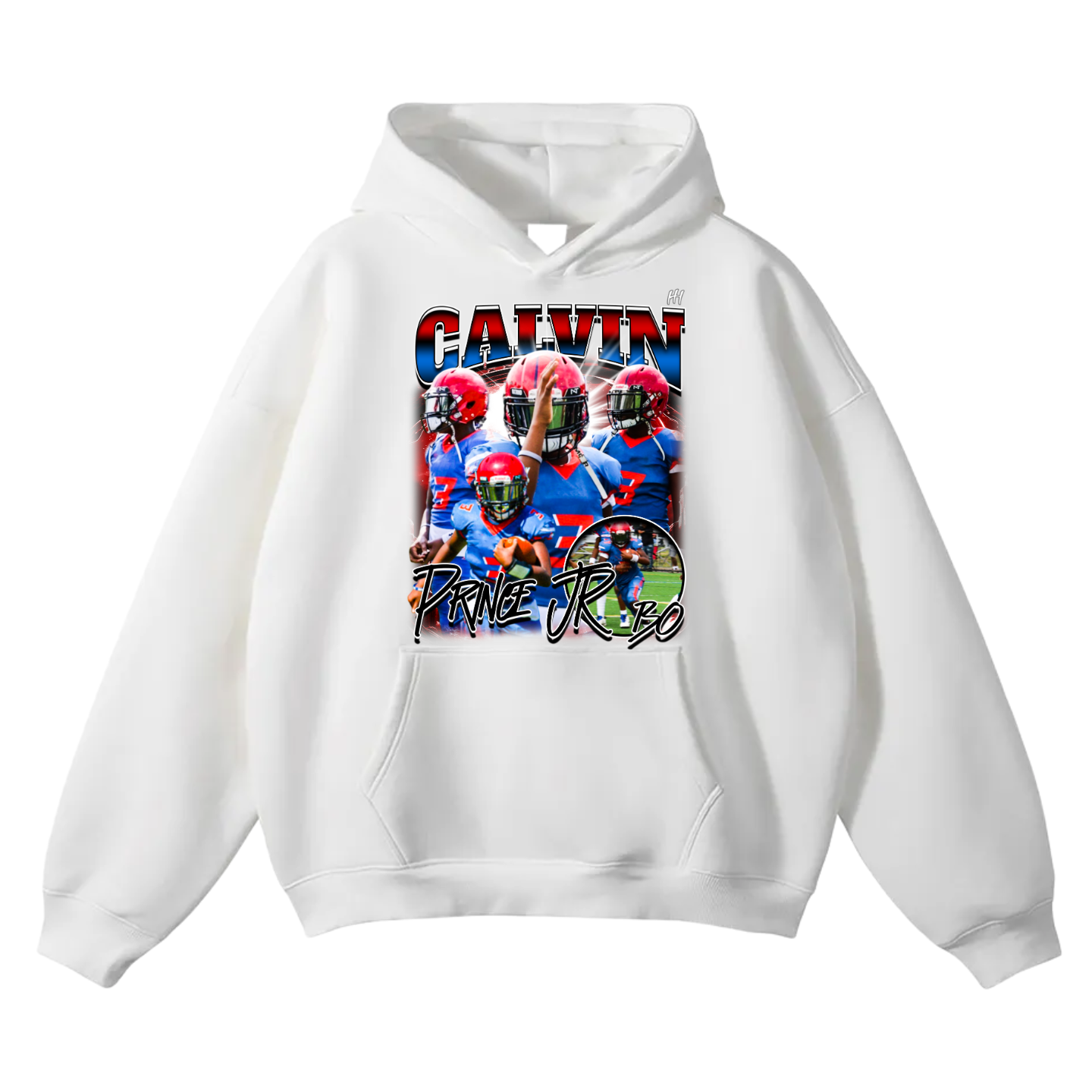 Calvin prince jr Oversize Fleeced Hoodie