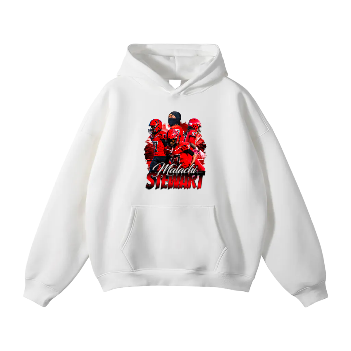 Malachi Stewart Oversize Fleeced Hoodie