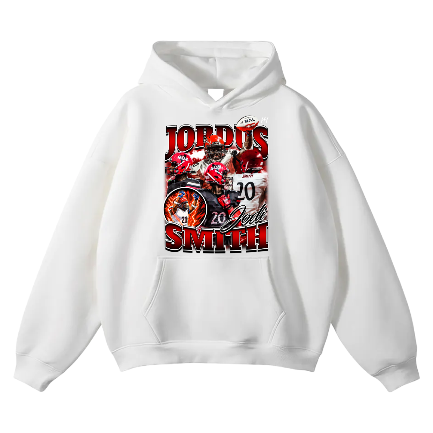 Jordus Smith Oversize Fleeced Hoodie