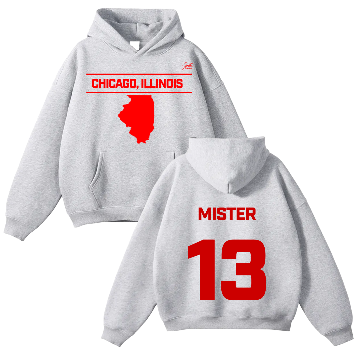 DeAndre Mister Oversize Fleeced Hoodie