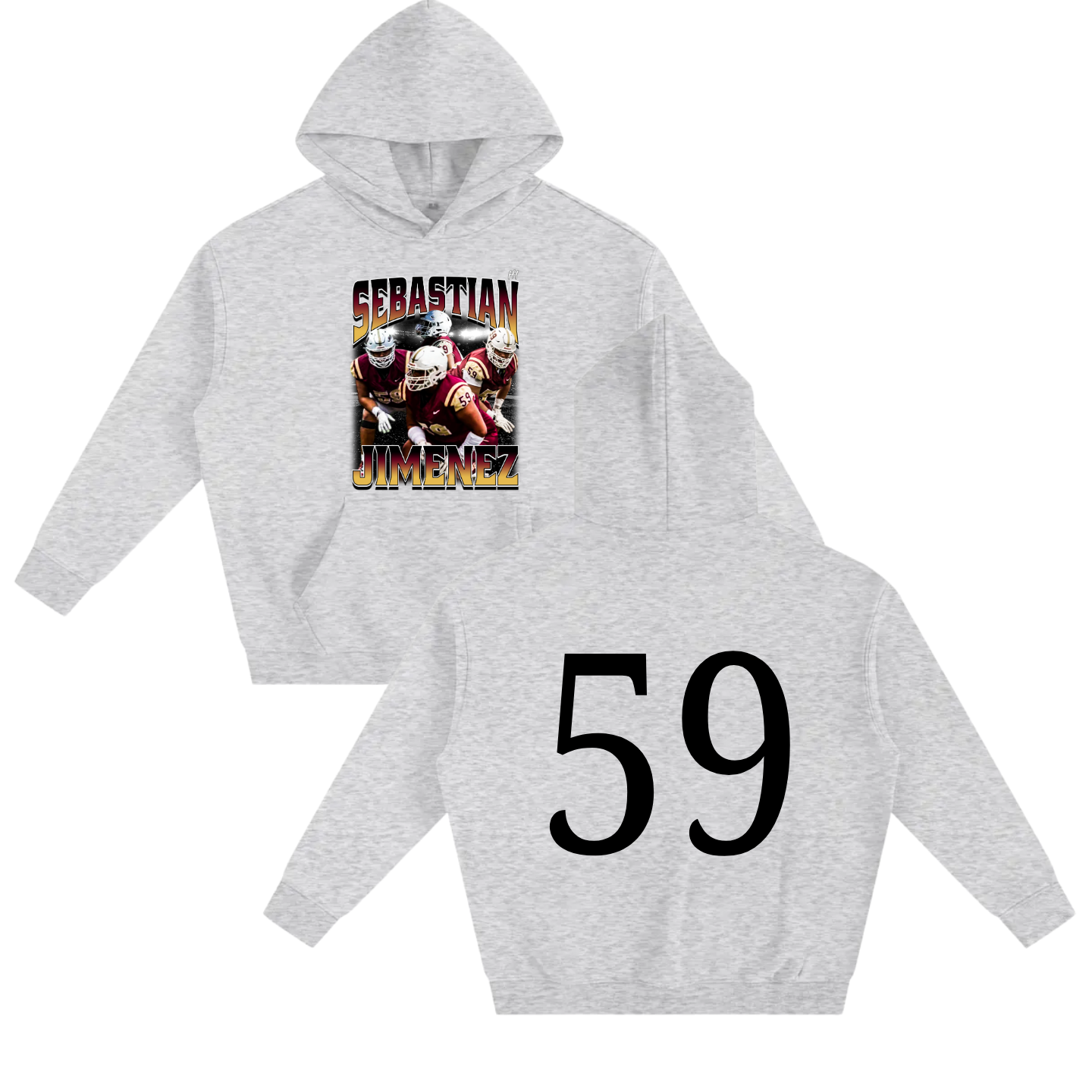 Sebastian Jimenez Oversize Fleeced Hoodie