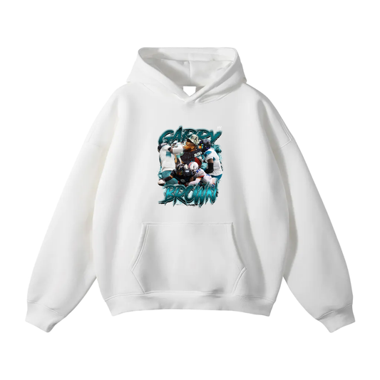 Garry Brown Oversize Fleeced Hoodie