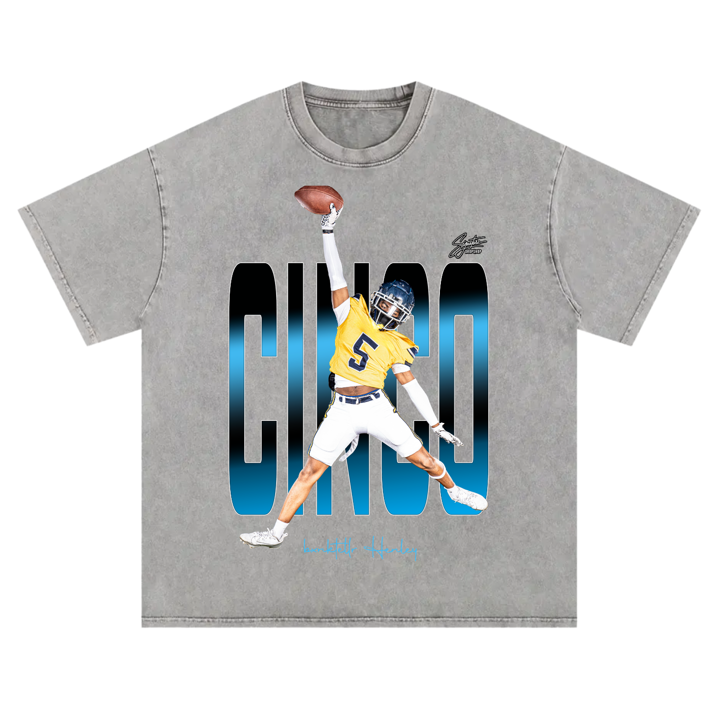 Bxnktellr Henley Oversized T-shirt