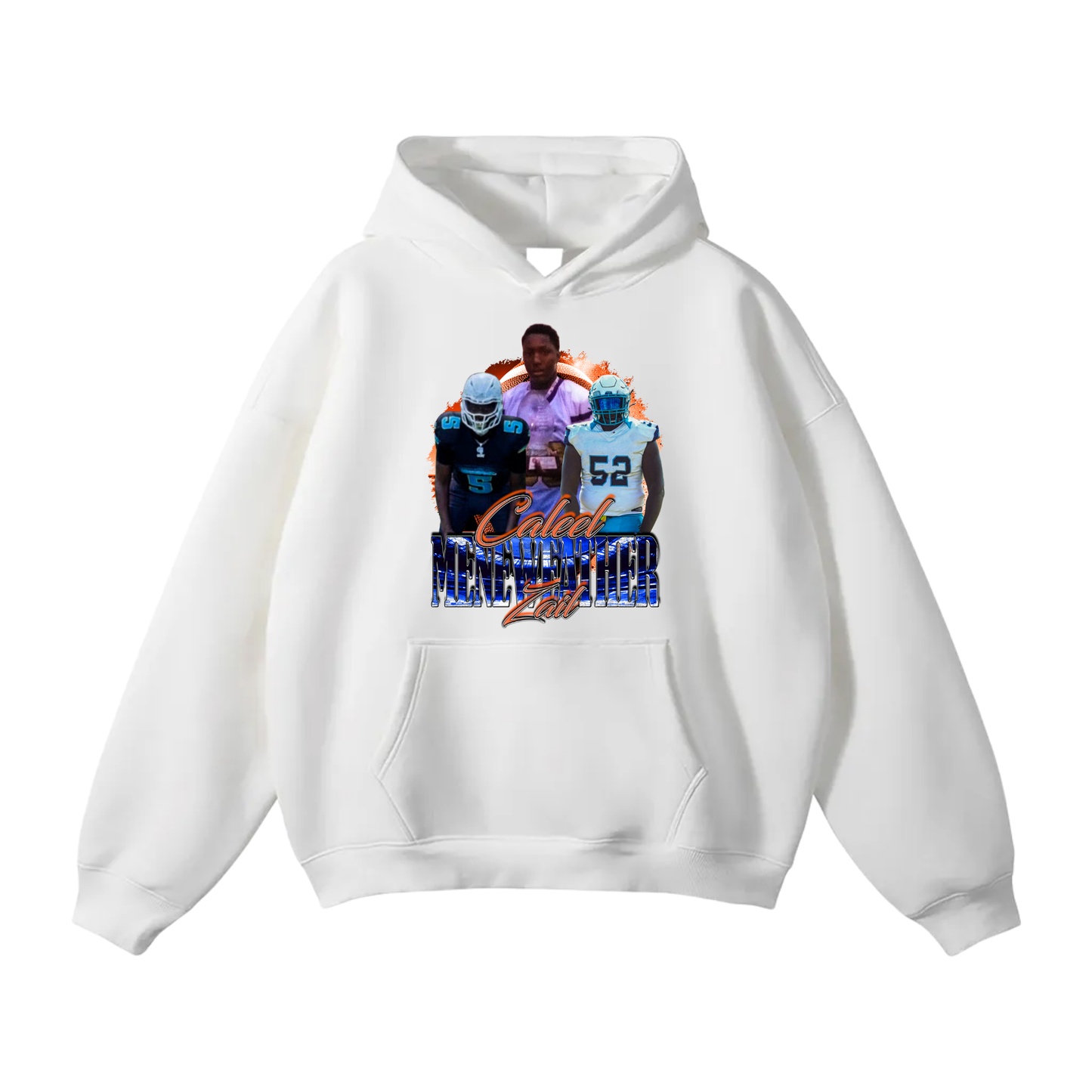 Caleel Meneweather Oversize Fleeced Hoodie