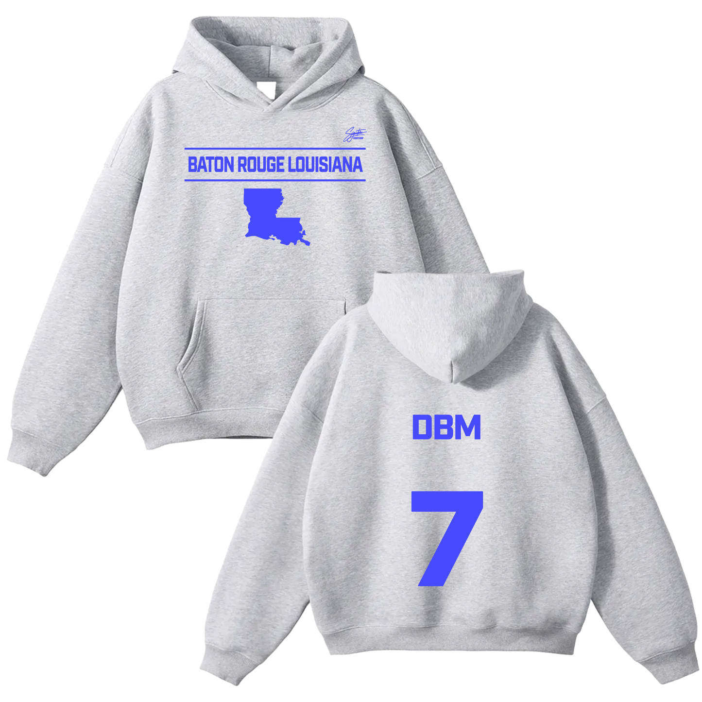 Dmorriyon Breaux-McClendon Oversize Fleeced Hoodie