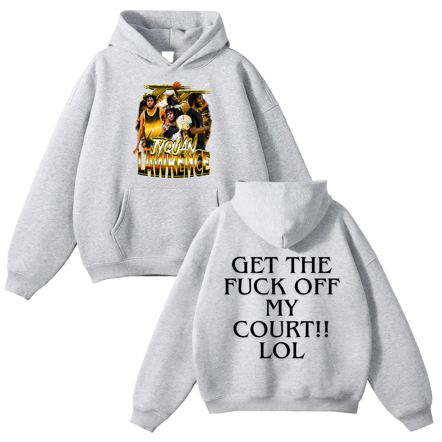 Jyquan Lawrence Oversize Fleeced Hoodie