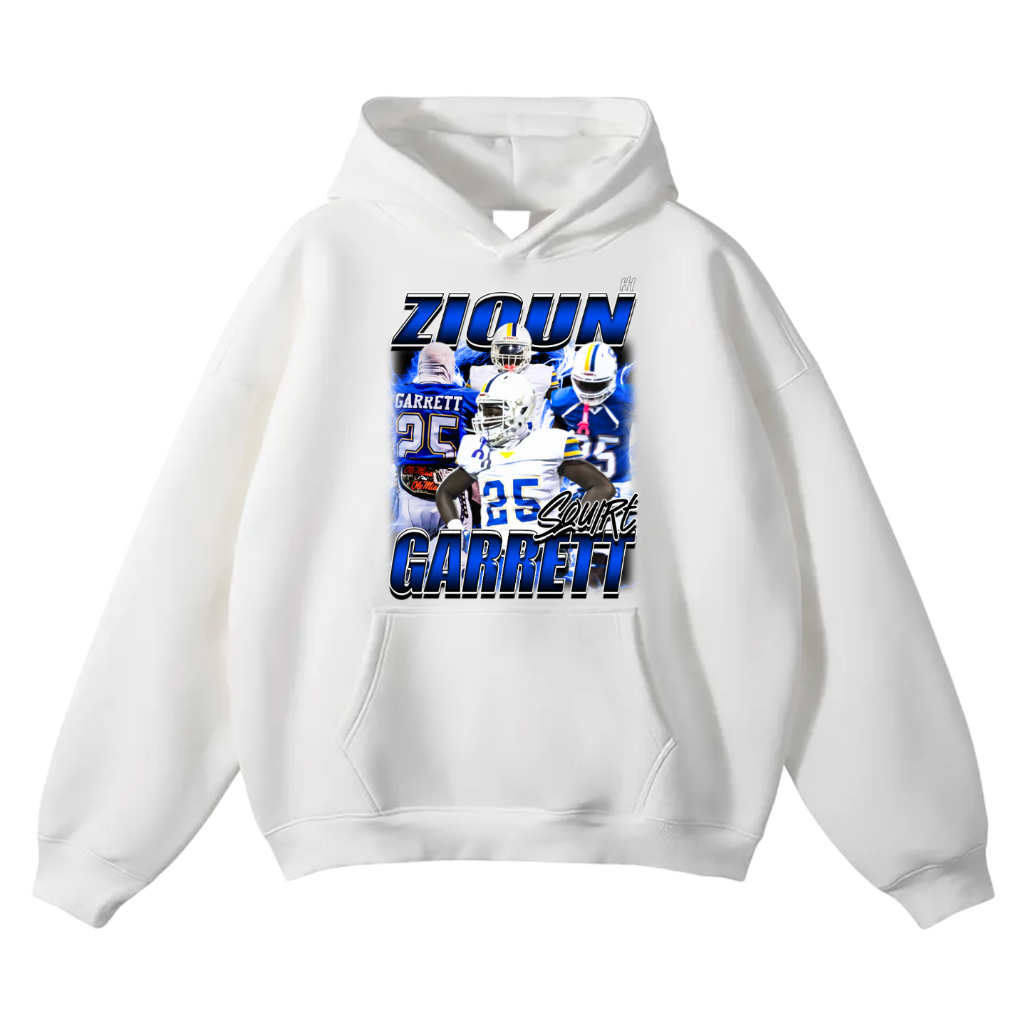 Zioun Garrett Oversize Fleeced Hoodie