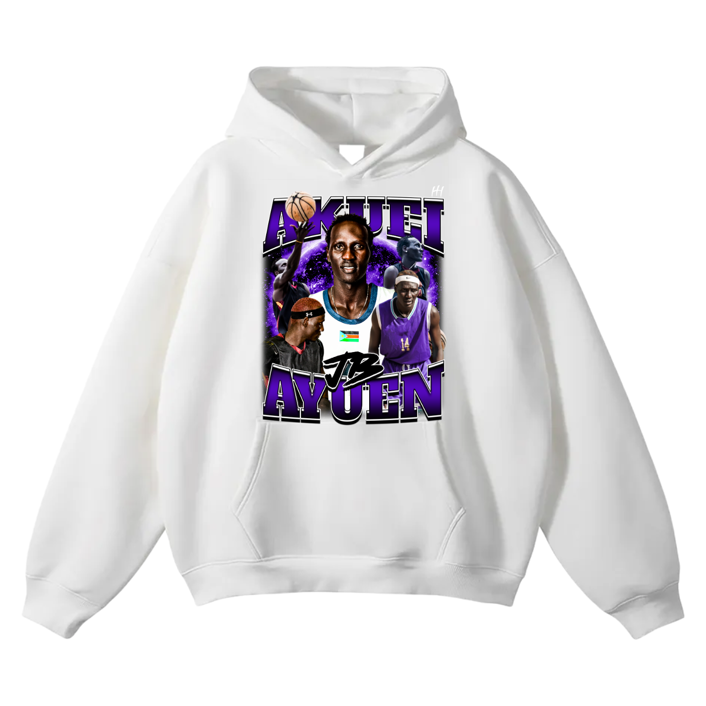 Akuei James Ayuen Oversize Fleeced Hoodie