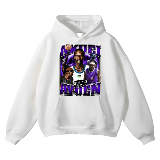 Akuei James Ayuen Oversize Fleeced Hoodie