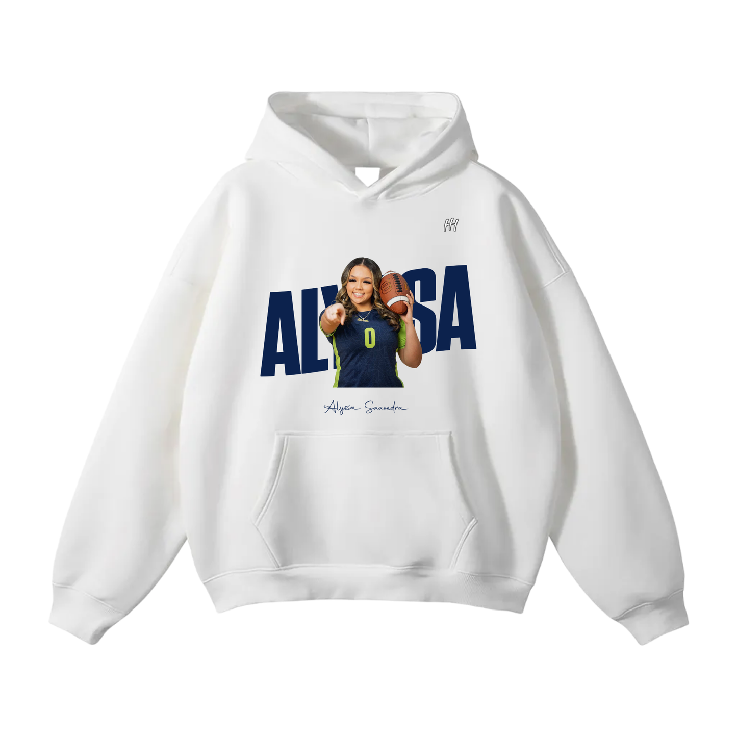 Alyssa Saavedra Oversize Fleeced Hoodie