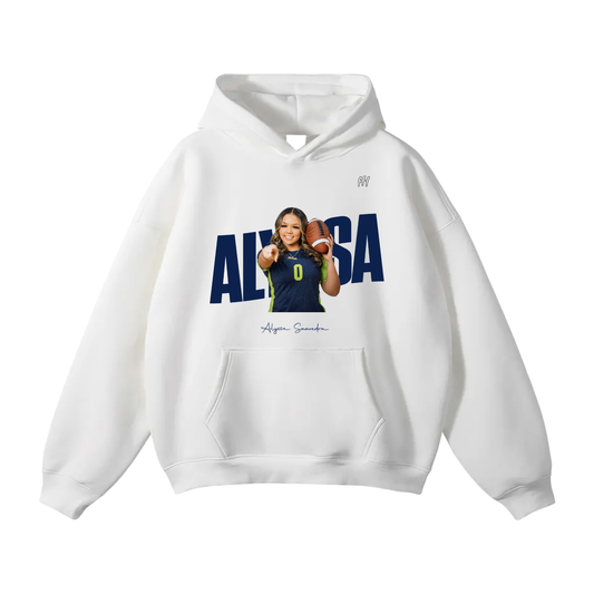 Alyssa Saavedra Oversize Fleeced Hoodie