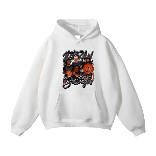 Jordan Burroughs Oversize Fleeced Hoodie