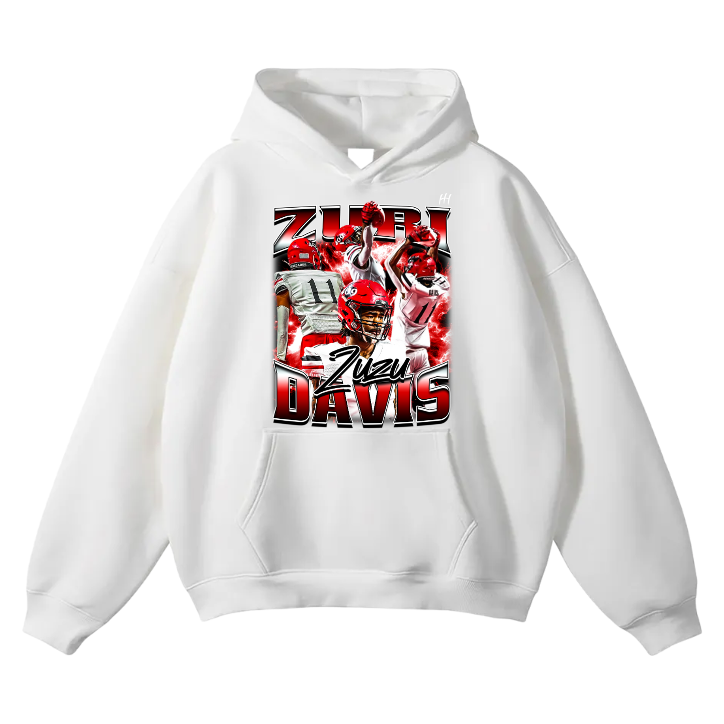 Zuri Davis Oversize Fleeced Hoodie