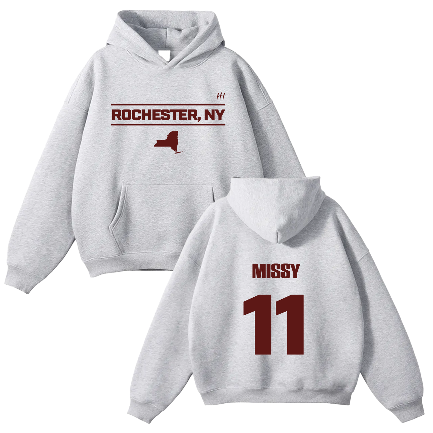 Loren Green Oversize Fleeced Hoodie