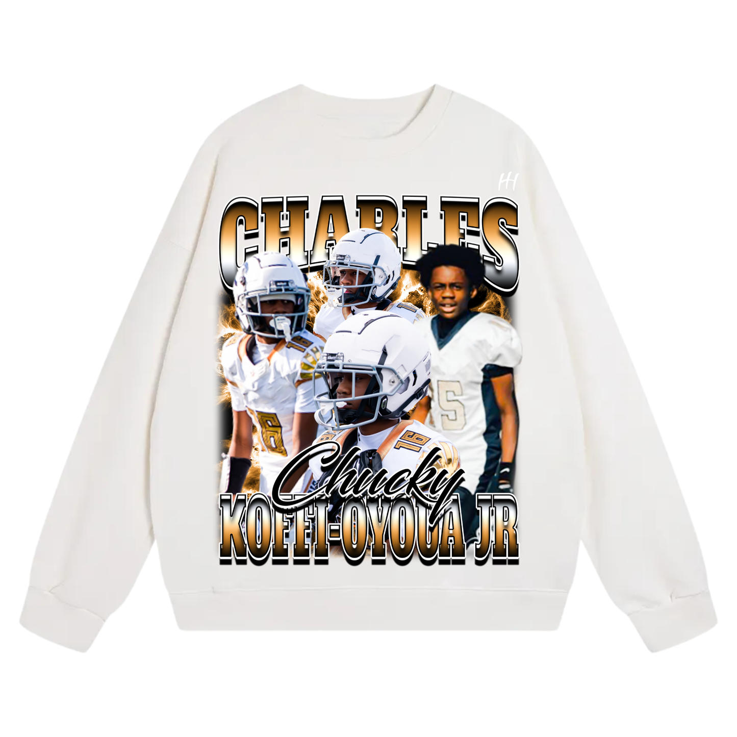 Charles Koffi-Oyoua Jr Heavyweight Crewneck Sweatshirt