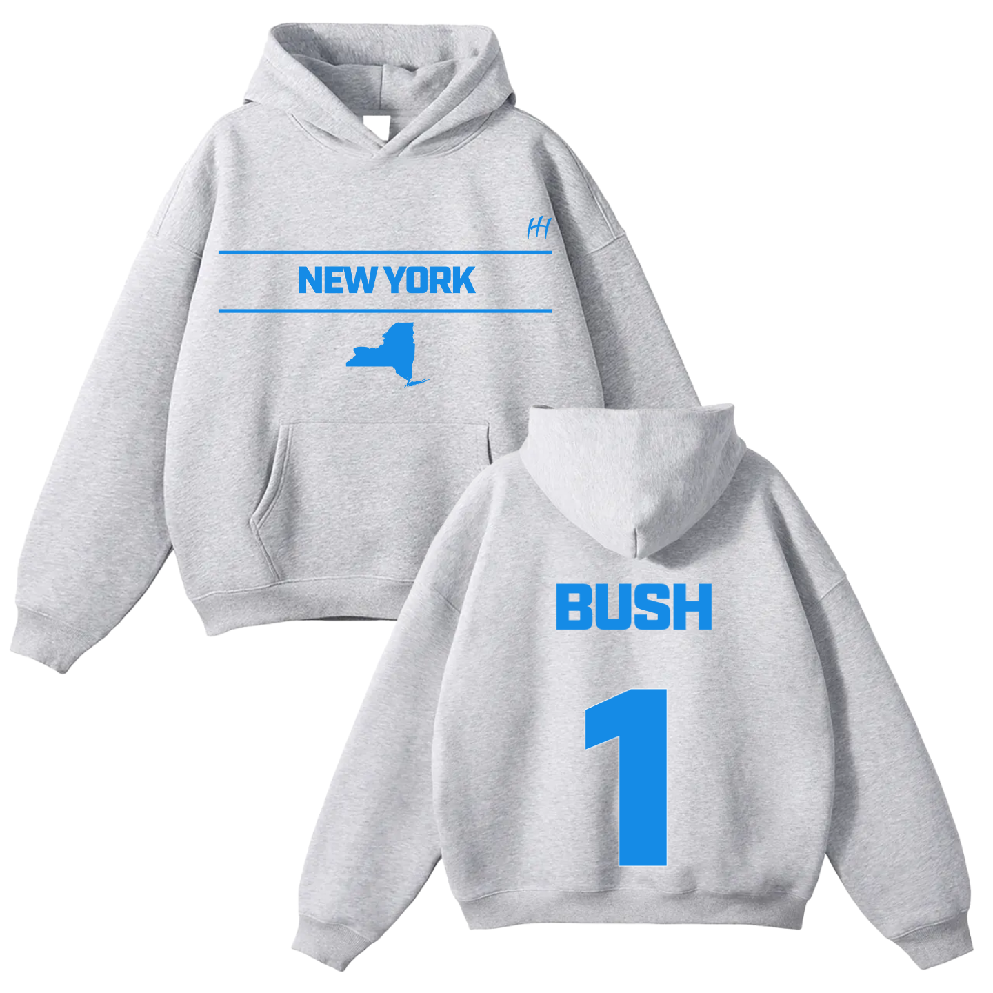 Zyquille Bush Oversize Fleeced Hoodie
