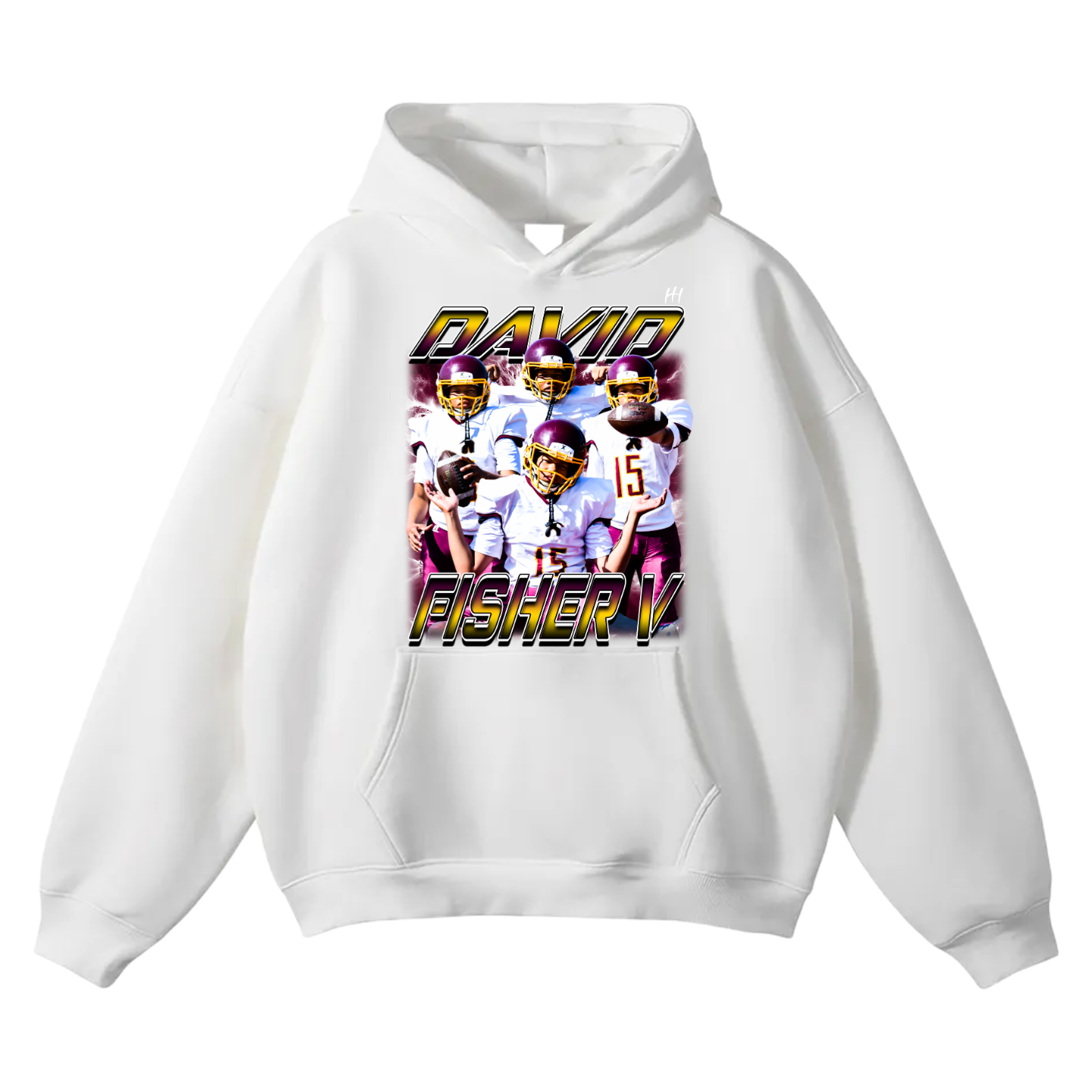 David Fisher V Oversize Fleeced Hoodie
