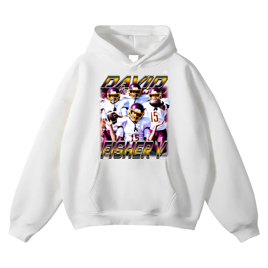 David Fisher V Oversize Fleeced Hoodie