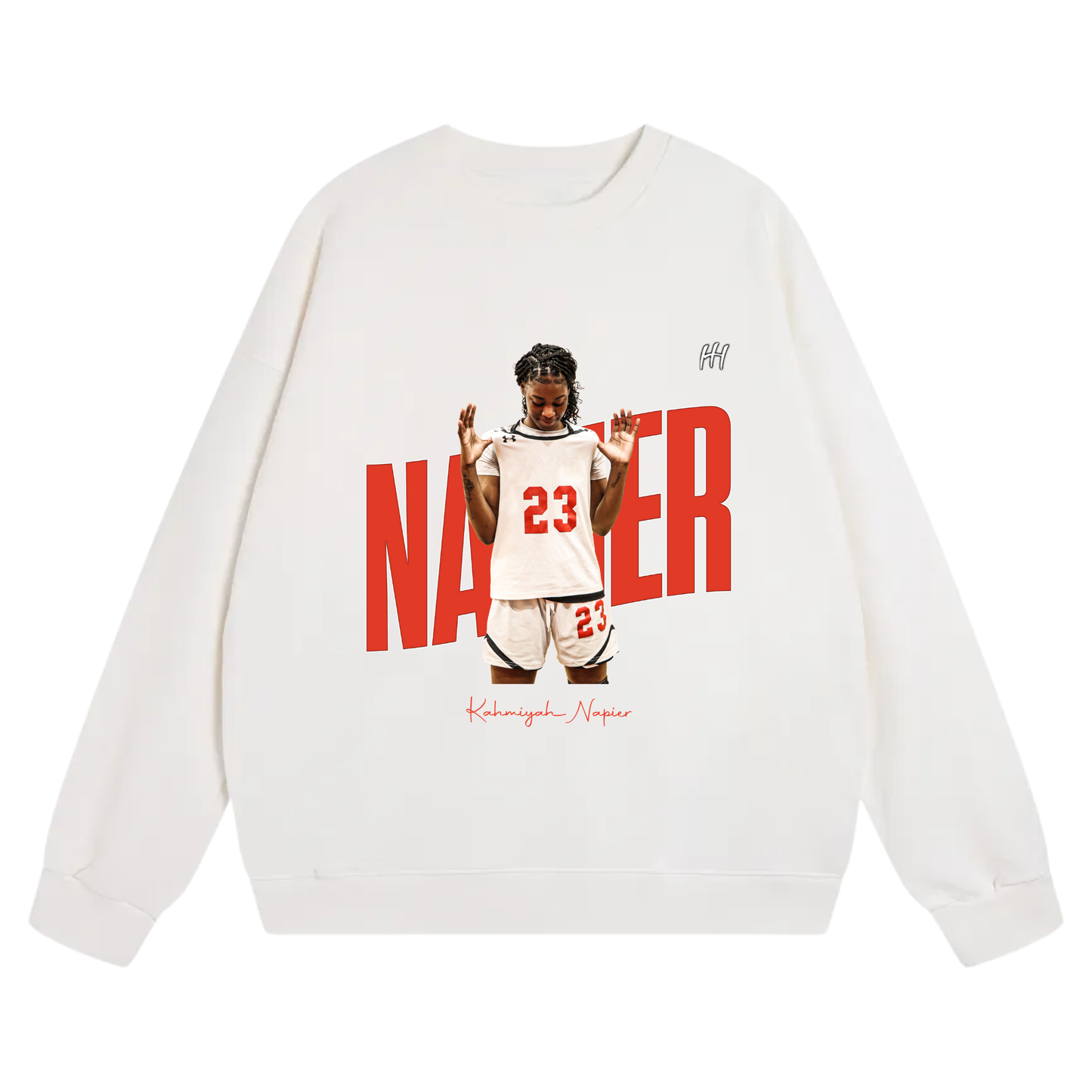 Kahmiyah Napier Heavyweight Crewneck Sweatshirt