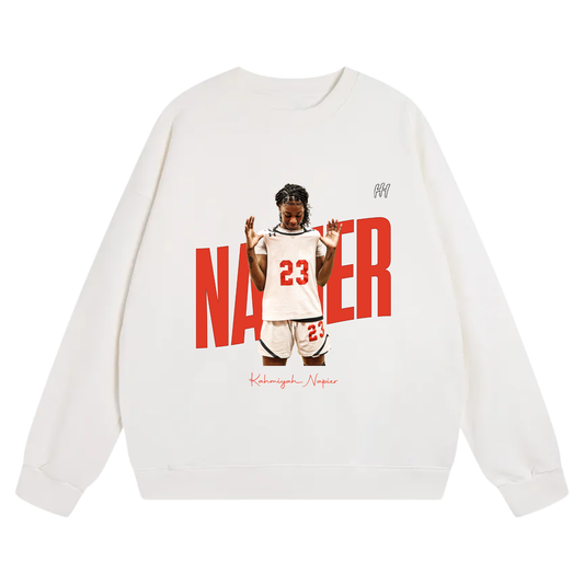 Kahmiyah Napier Heavyweight Crewneck Sweatshirt