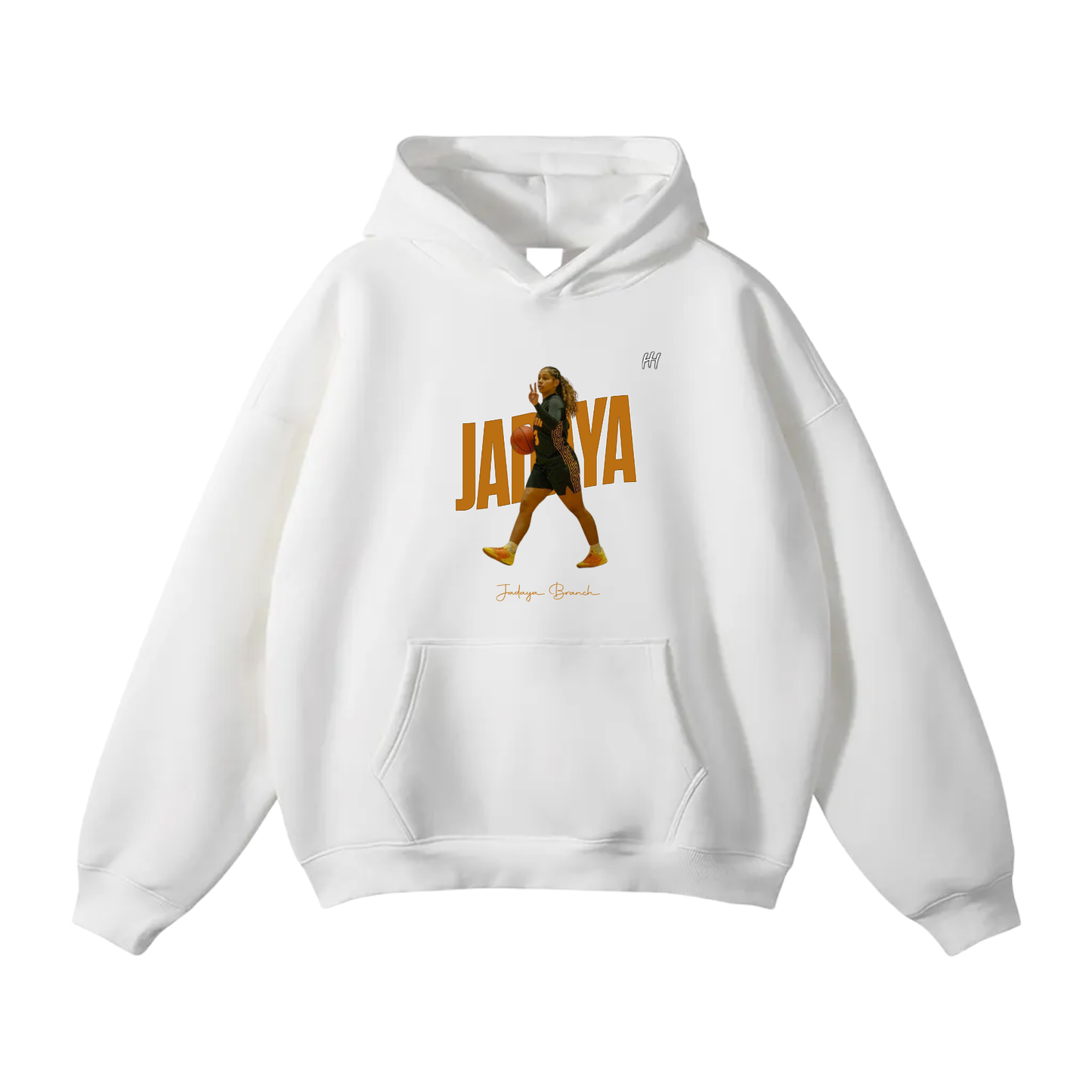 Jadaya Branch Oversize Fleeced Hoodie
