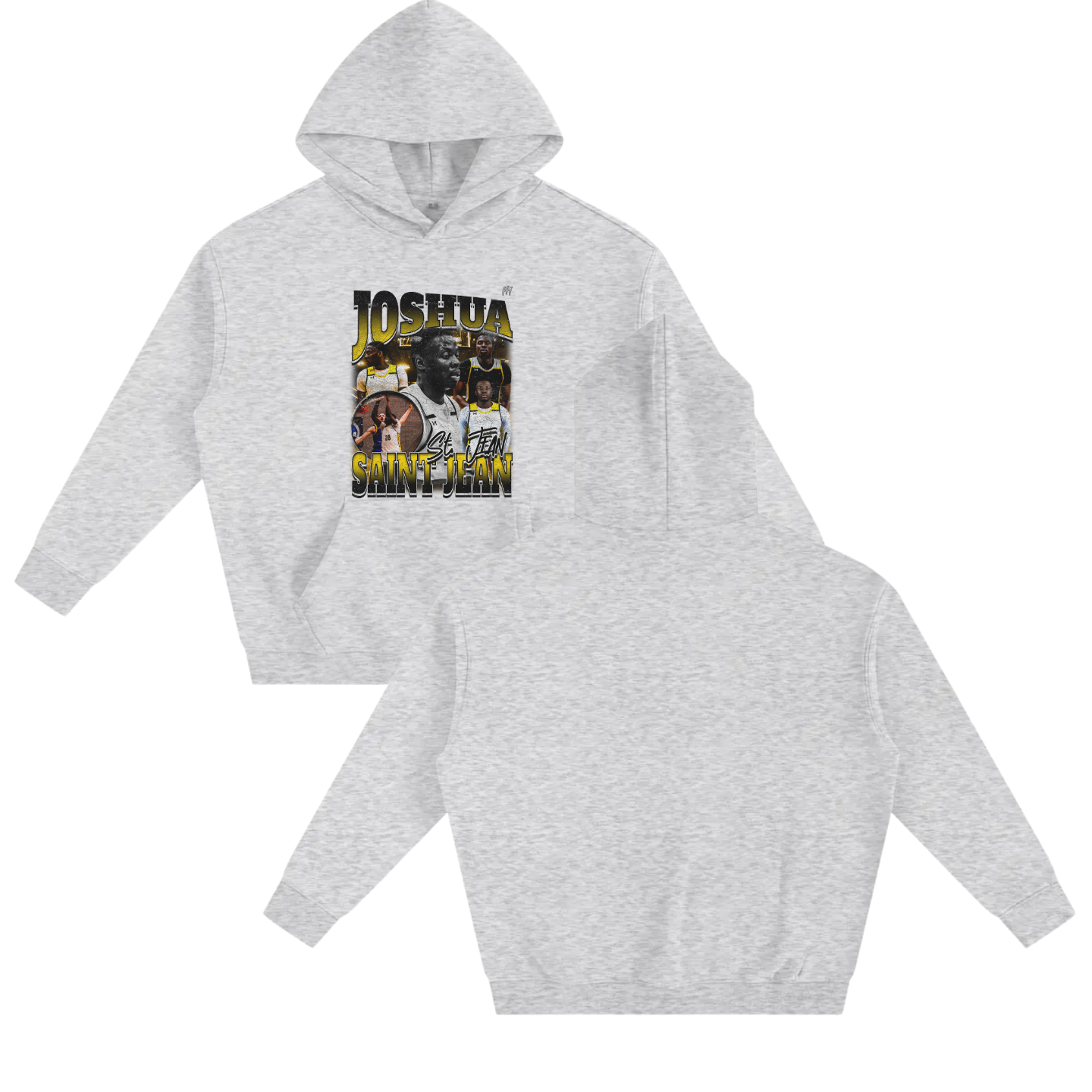 Joshua Saint Jean Oversize Fleeced Hoodie