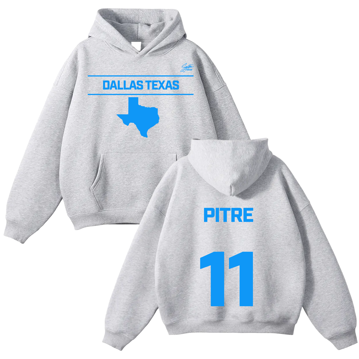 James Pitre Oversize Fleeced Hoodie