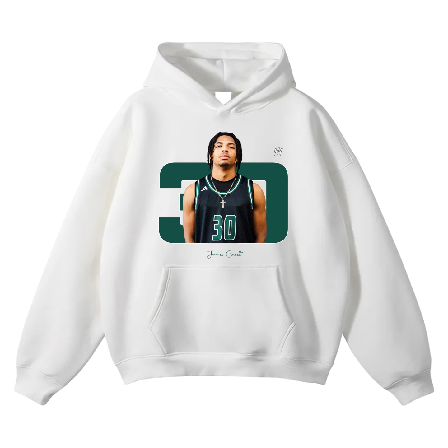 James Curet Oversize Fleeced Hoodie