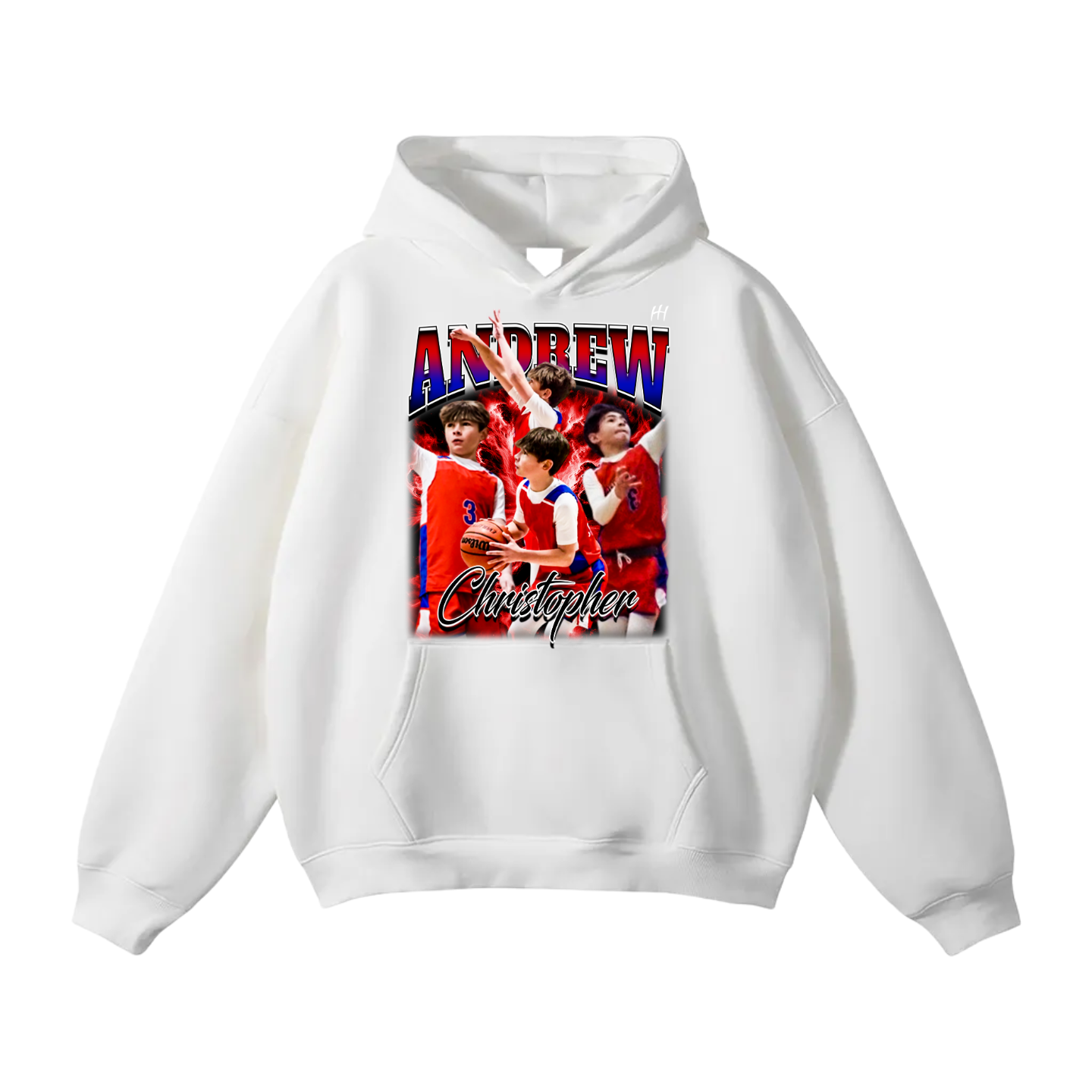 Andrew Christopher Oversize Fleeced Hoodie