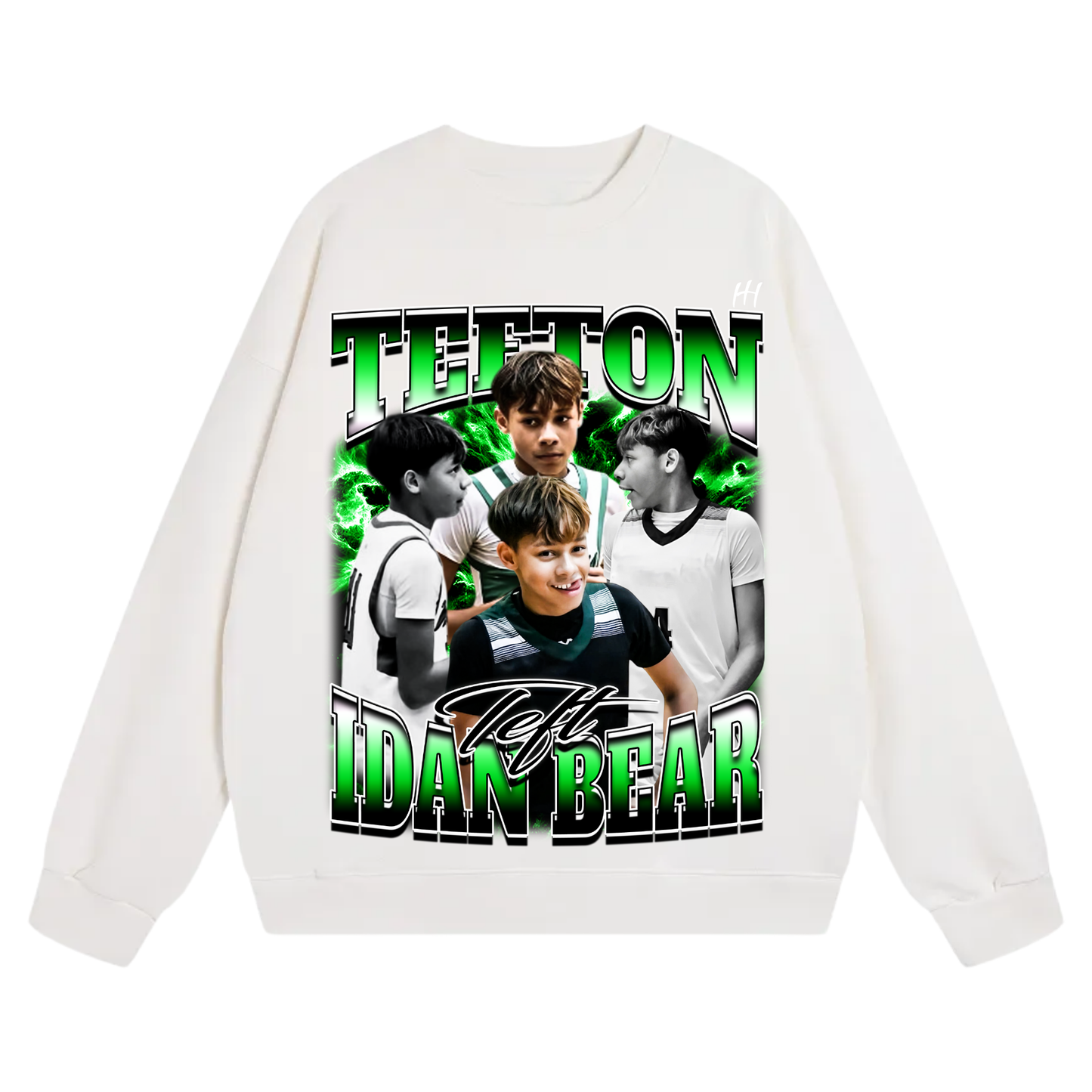 Tefton Idan Bear Heavyweight Crewneck Sweatshirt