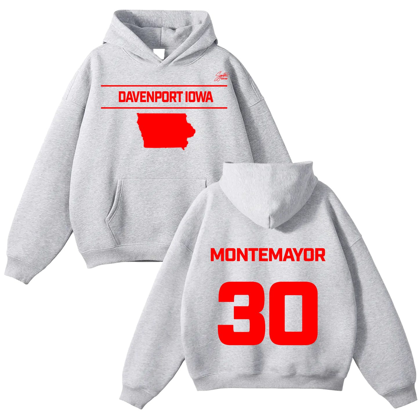 Santi Montemayor Oversize Fleeced Hoodie