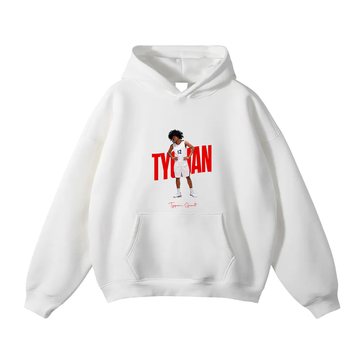 Tyquan Grant Oversize Fleeced Hoodie