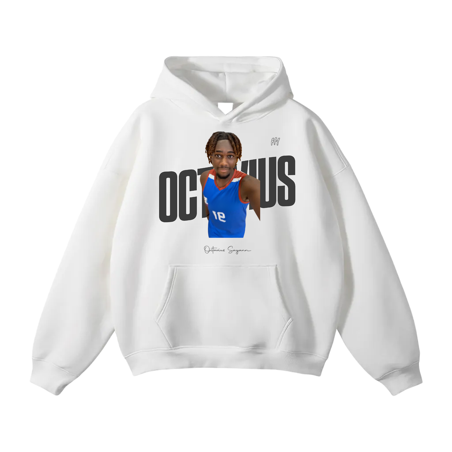 Octavius Sayann Oversize Fleeced Hoodie