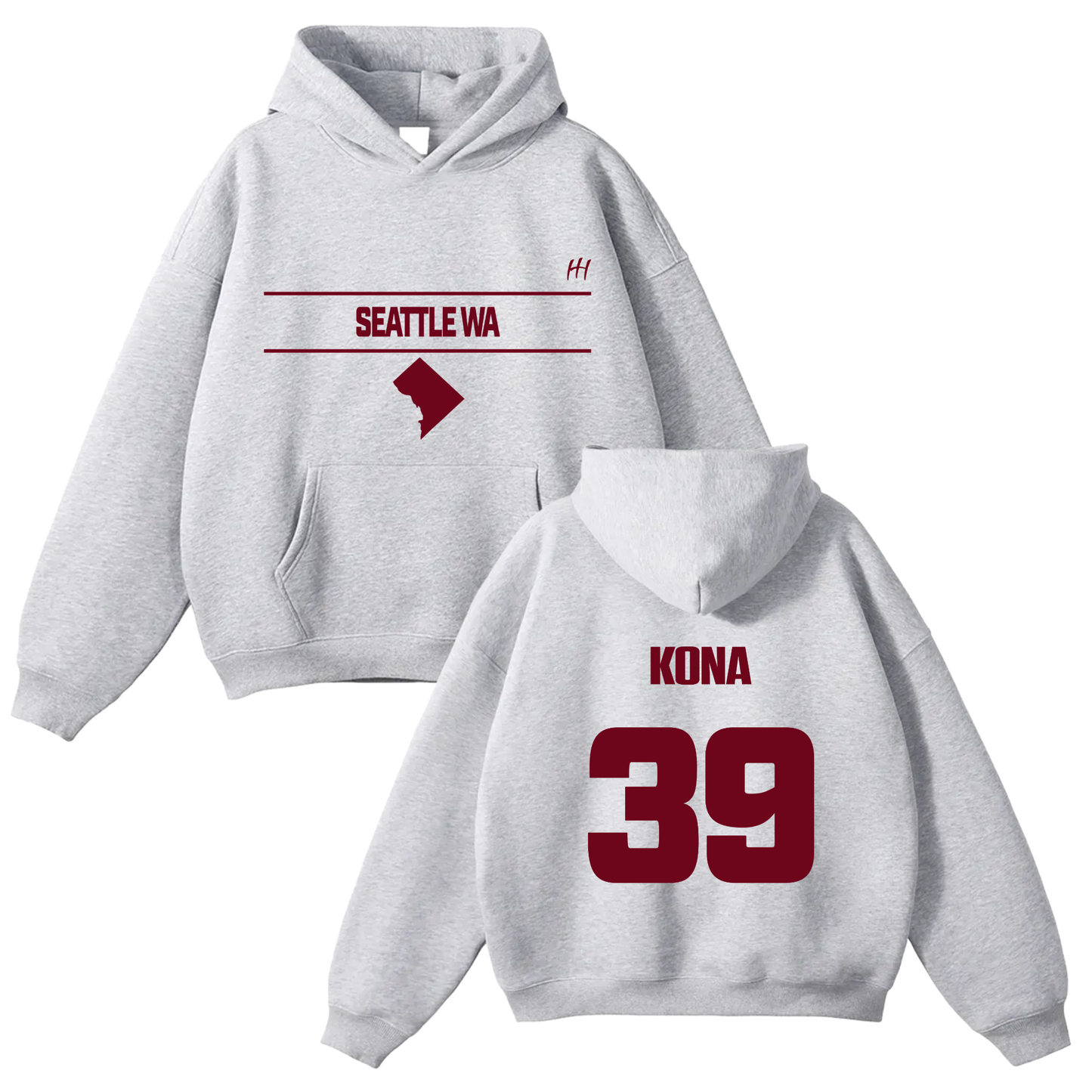 Joshua Moultrie Oversize Fleeced Hoodie