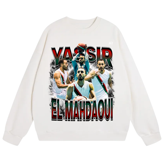 El mahdaoui Yassir Heavyweight Crewneck Sweatshirt