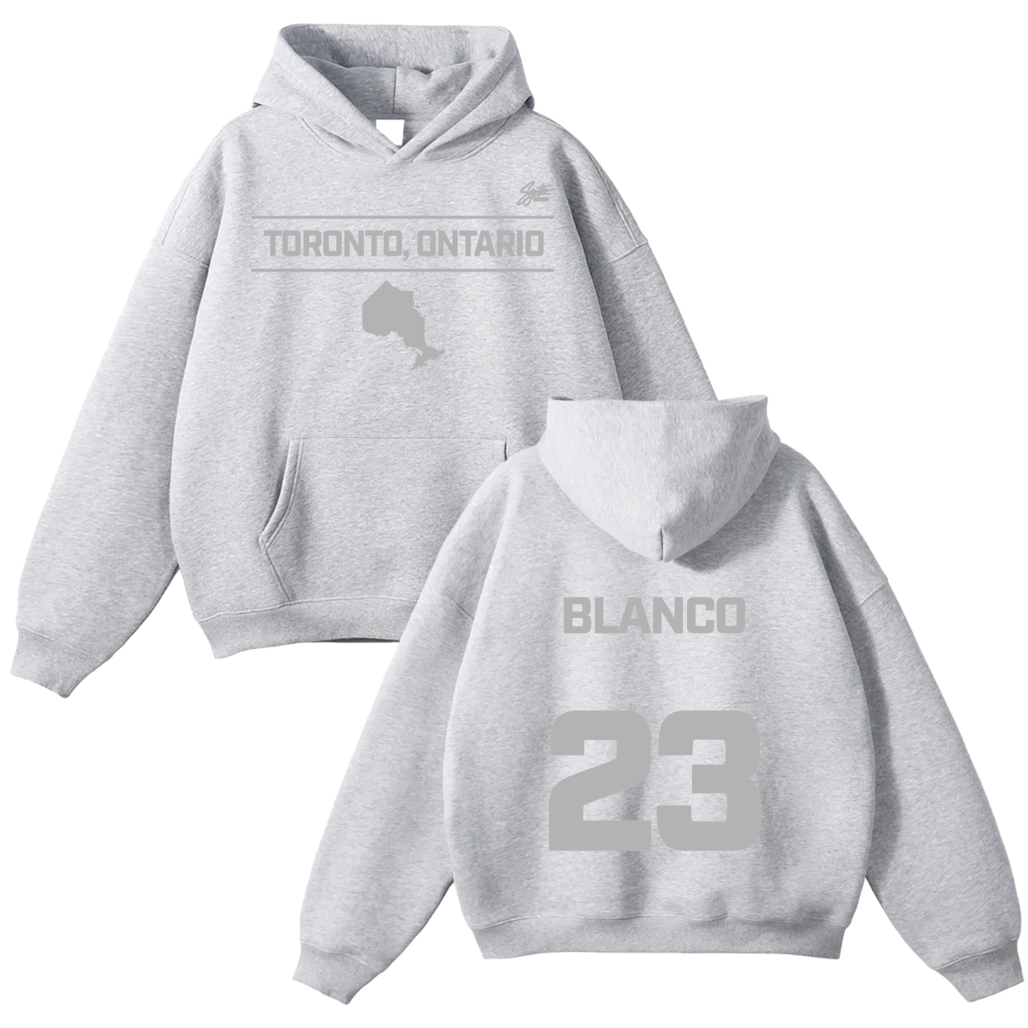Antonio Blanco Oversize Fleeced Hoodie